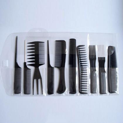 plastic hair comb set