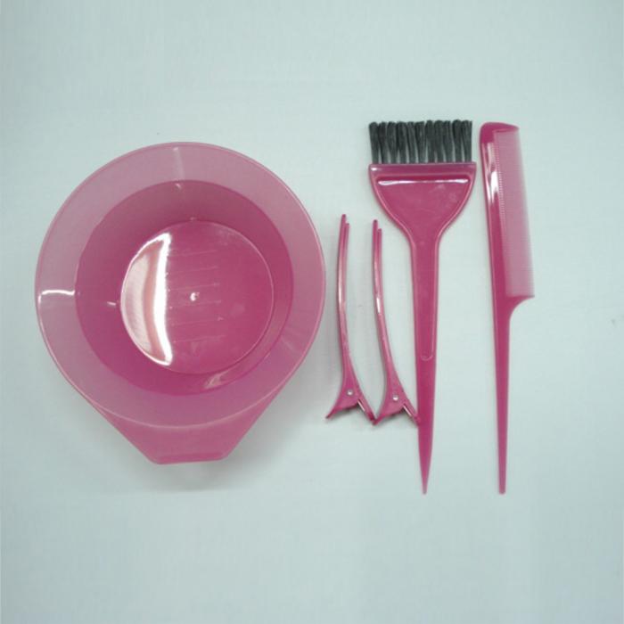 hair salon equipment plastic mixing bowl and dyeing tinting brush