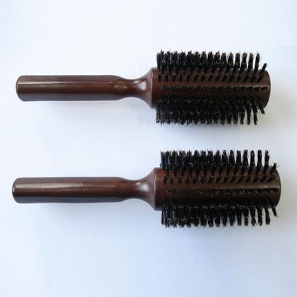 hair dryer brush custom round wooden hair brush