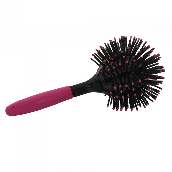360 degree heat resistant ball magic hair brush curl round hair brush