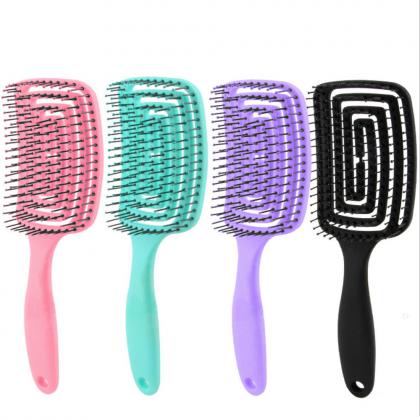 detangling hair brush,detangler vent hair brush, curve hair brush professional quick dry hair brush