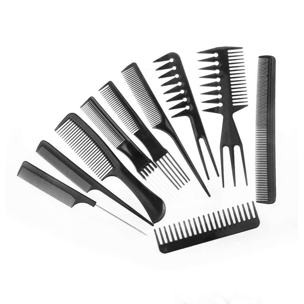Plastic hair comb