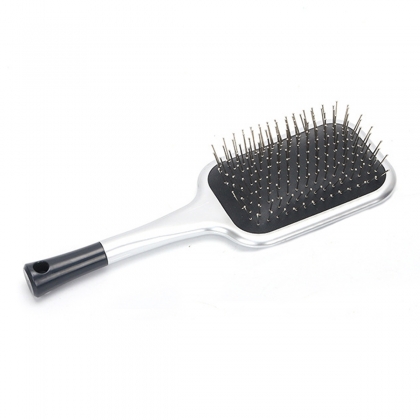 hot sale paddle hair brush with steel teeth